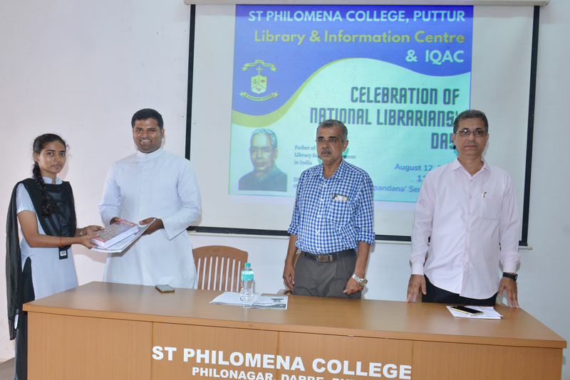 St.Philomena College: National Library Day Celebration